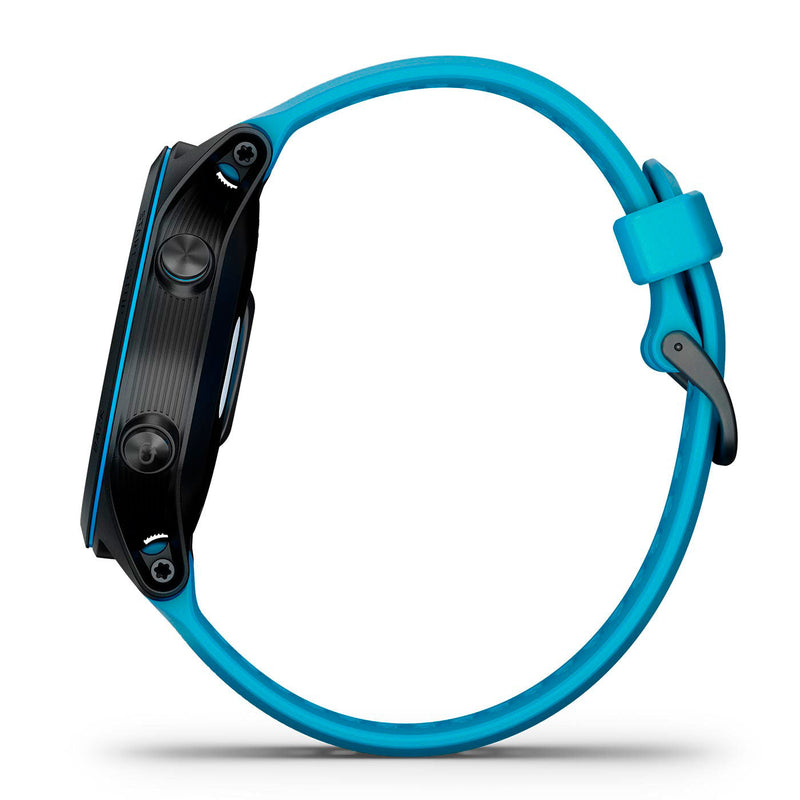 Garmin, Forerunner 945 Bundle, Watch, Watch Color: Black, Wristband: Blue - Silicone, 010-02063-10