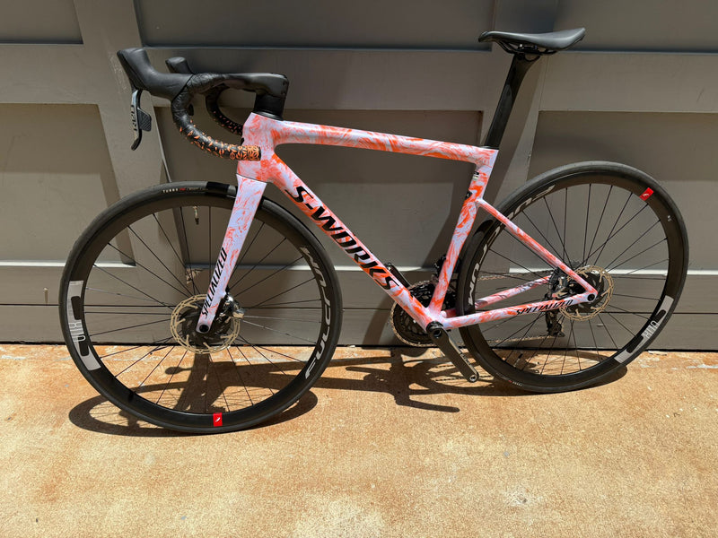 2024 S works Tarmac SL8 Sram red AXS Fuclrum alloy 800 wheels 54cm Pre-Owned (Copy)