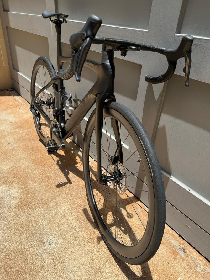 2023 Pinarello F7 Furious black 51.5 Garmin RS200 Pedals Included Pre-Owned