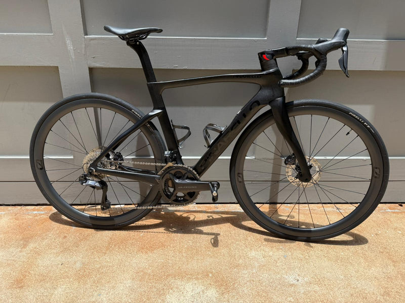 2023 Pinarello F7 Furious black 51.5 Garmin RS200 Pedals Included Pre-Owned
